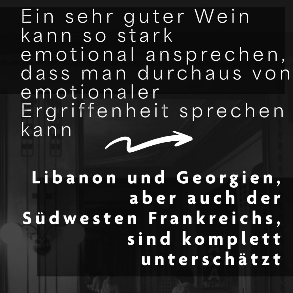 Weinexperte, Sommelier, Weinverkostung, Weinwissen, Weinblog, Weinmagazin, Weinliebhaber, Weinpodcast, Weinprobe, Weinreise, Weinjournalismus, Weinkultur, Weinszene, Weinbranche, Weinwirtschaft, Weinverkauf, Weingeschäft, Weingut, Weinherstellung, Weinproduktion, Winzer, Weinhändler, Weindegustation, Weinbewertung, Weinbeschreibung, Weinanalyse, Weinkritik, Weinsensorik, Weinverkostungsnotizen, Weinempfehlung, Weinführer, Weinkarte, Weintipps, Weinpreise, Weinbewertungen, Weinexpertenmeinung, Weinfachhandel, Weinauswahl, Weinkeller, Weinausbau, Weinreben, Weinbau, Terroir, Weinregion, Weinbaugebiet, Weinbauklima, Weinberge, Weinlese, Rebsorten, Weintrauben, Weißwein, Rotwein, Roséwein, Schaumwein, Sekt, Champagner, Naturwein, Bio-Wein, biodynamischer Wein, Orange Wine, Pet Nat, Süßwein, Dessertwein, Eiswein, Spätlese, Kabinett, Trockenbeerenauslese, Qualitätswein, Prädikatswein, Tafelwein, Landwein, Grand Cru, Premier Cru, Barrique, Holzfass, Edelstahltank, Weinlagerung, Weinreifung, Flaschenreifung, Dekantieren, Karaffieren, Weinservice, Weingläser, Weinzubehör, Weinzubehör kaufen, Weinlager, Weinshop, Online-Weinhandel, Weinbestellung, Weinempfehlungen, Weinpreise vergleichen, Weingeschenke, Weinpräsent, Weinveranstaltungen, Weinfestival, Weinmesse, Weinseminar, Weinprobe buchen, Online-Weinprobe, Virtuelle Weinprobe, Weinabend, Weinerlebnis, Wein & Speisen, Weinpairing, Foodpairing, Käse und Wein, Wein und Fleisch, Wein und Fisch, Veganer Wein, Vegetarische Weinbegleitung, Sommelier-Tipps, Weinlexikon, Weinwissen für Anfänger, Weinwissen für Fortgeschrittene, Wein online kaufen, Wein-Abo, Weinclub, Weinbar, Weinlokal, Weinrestaurant, Sternekoch und Wein, Gourmet-Wein, Luxuswein, Raritätenwein, Weinraritäten, Alte Weine, Weinlagerung zuhause, Weinkühlschrank, Weinsammlung, Wein als Investment, Weinauktionen, Weinpreise Entwicklung, Weintrends, Naturwein-Trend, Nachhaltiger Wein, Faire Weine, Low Intervention Wine, Wein Podcast, Wein-Influencer, Weinblogger, Weinkritiker, Weinbewertungen online, Weinvergleich, Weinmarketing, Weinbranding, Weinhandel digital, Direktimport Wein, Exklusive Weine, Boutique-Wein, Familienweingut, Weingüter Deutschland, Weingüter Frankreich, Weingüter Italien, Weingüter Spanien, Weingüter Österreich, Weingüter Portugal, Weingüter Kalifornien, Weingüter Australien, Weingüter Südafrika, Weinregion Bordeaux, Weinregion Burgund, Weinregion Toskana, Weinregion Rioja, Weinregion Mosel, Weinregion Rheingau, Weinregion Pfalz, Weinregion Wachau, Weinregion Mendoza, Weinregion Napa Valley, Weinregion Barossa Valley, Weinregion Stellenbosch, Weinregion Champagne, Weinregion Loire, Weinregion Chianti, Weinregion Priorat, Weinregion Douro, Weinregion Oregon, Weinregion Washington State, Weinregion Neuseeland, Spitzenweine, Fine Wine, Kultweine, Prestige-Weine, Weinspekulation, Weinrecht, Weinetikett, Weinflasche, Korken oder Schraubverschluss, Weinlagerkapazität, Weintemperatur, Serviertemperatur, Weinbelüftung, Weinoxidation, Weinchemie, Weinbiologie, Weinaromen, Weinaromatik, Geschmackskategorien Wein, Weinprofil, Weinsäure, Weintannin, Restzucker, Alkoholgehalt Wein, Schwefel im Wein, Sulfite im Wein, Weinfehler, korkiger Wein, Weinkristalle, Depot im Wein, Wein trübe, Wein dekantieren ja oder nein, Weingenuss, Weinphilosophie, Weinpassion.